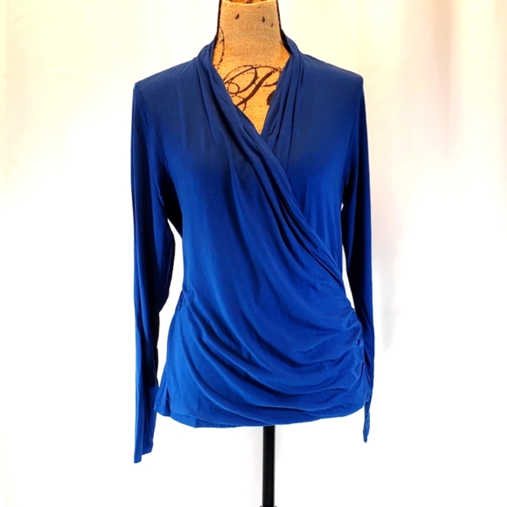 Pure Collection Jersey wrap top